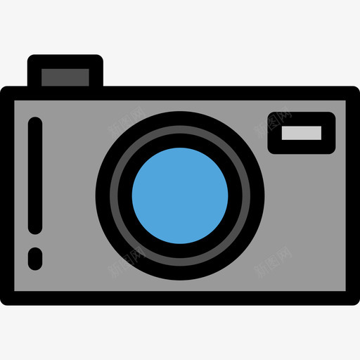 照相机照相机和配件颜色线颜色图标svg_新图网 https://ixintu.com 照相机 照相机和配件颜色 线颜色
