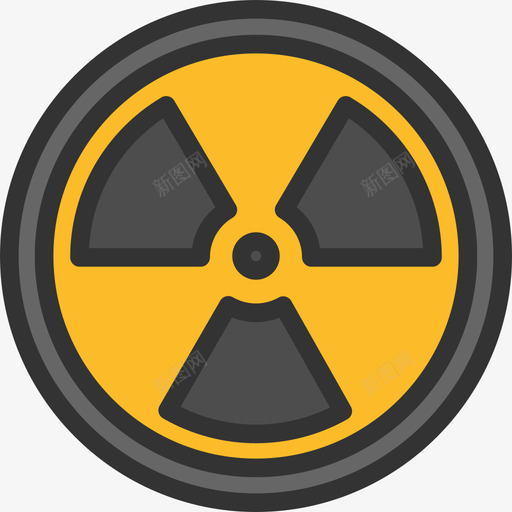 辐射武器线性颜色图标svg_新图网 https://ixintu.com 武器 线性颜色 辐射