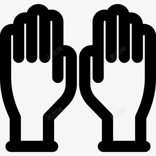 手套科学研究6线状图标svg_新图网 https://ixintu.com 手套 科学研究6 线状