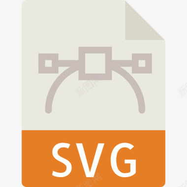 Svg文件类型平面图标图标