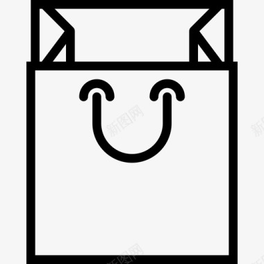 购物袋商业收藏2直系图标图标