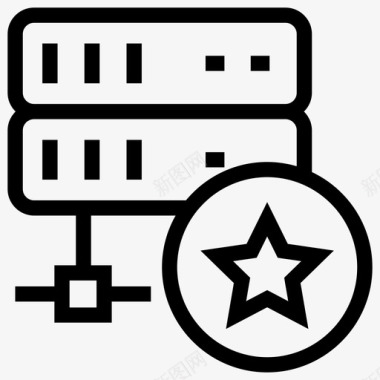 收藏夹服务器数据中心数据库图标图标