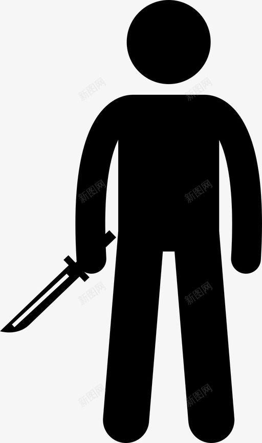 拿着匕首的人携带着刀图标svg_新图网 https://ixintu.com 人 刀 拿着匕首的人 拿着武器的人 携带着
