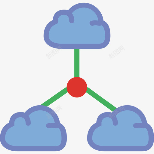 云计算搜索引擎优化和分析平面图标svg_新图网 https://ixintu.com 云计算 平面 搜索引擎优化和分析