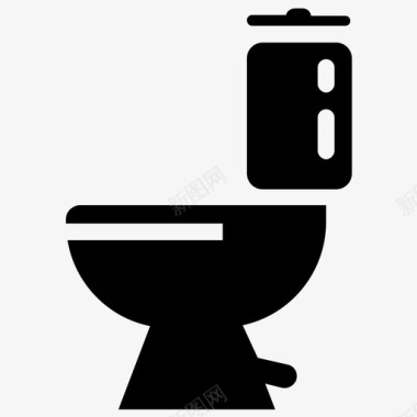 便桶浴室卫生间图标图标