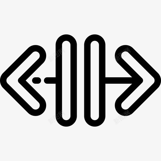 滚动光标2线性图标svg_新图网 https://ixintu.com 光标2 滚动 线性