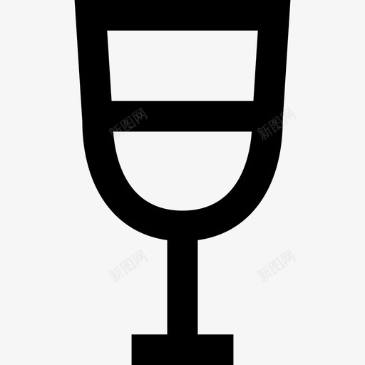 酒杯酒庄套装直线型图标svg_新图网 https://ixintu.com 直线型 酒庄套装 酒杯