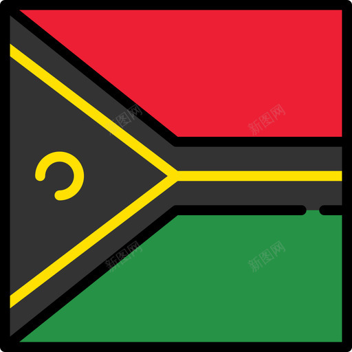 瓦努阿图旗帜收藏3广场图标svg_新图网 https://ixintu.com 广场 旗帜收藏3 瓦努阿图