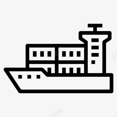 海运物流运输图标图标
