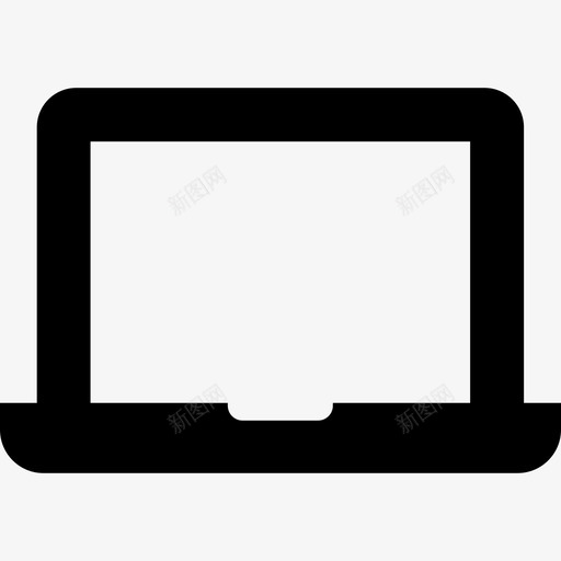 笔记本电脑技术图标集纯色svg_新图网 https://ixintu.com 技术图标集 笔记本电脑 纯色