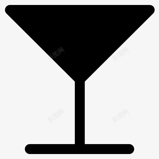 玻璃引导饮料图标svg_新图网 https://ixintu.com ui元素 引导 玻璃 空 酒杯 饮料