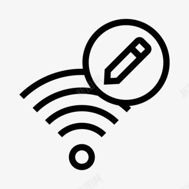 wifi编辑rss信号图标图标