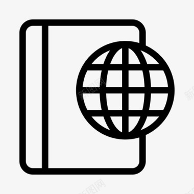 全球图书教育知识图标图标