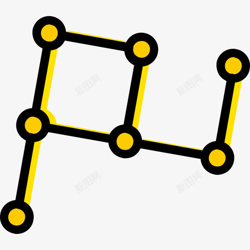 细胞科学9号黄色图标svg_新图网 https://ixintu.com 科学9号 细胞 黄色