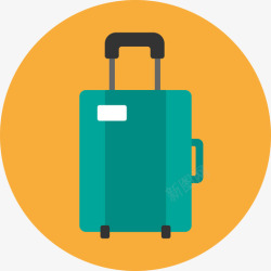 医护用具系列图标旅行箱工具和用具夏季系列图标高清图片