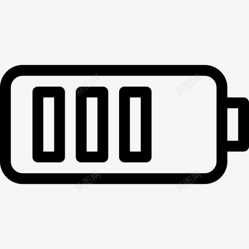 电池硬件套件线性图标svg_新图网 https://ixintu.com 电池 硬件套件 线性