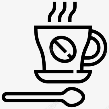 黑咖啡饮料杯子图标图标