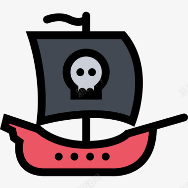 海盗船坏小子颜色图标图标