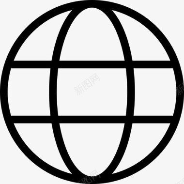 全球物流配送2直线图标图标