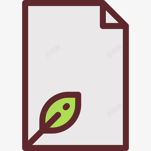 再生纸生态环境原色图标svg_新图网 https://ixintu.com 再生纸 原色 生态环境