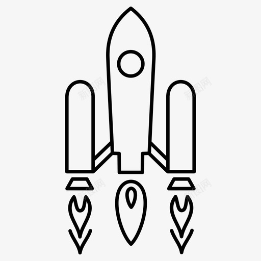 火箭宇航员卡通图标svg_新图网 https://ixintu.com 任务 卡通 宇航员 收藏品 火箭