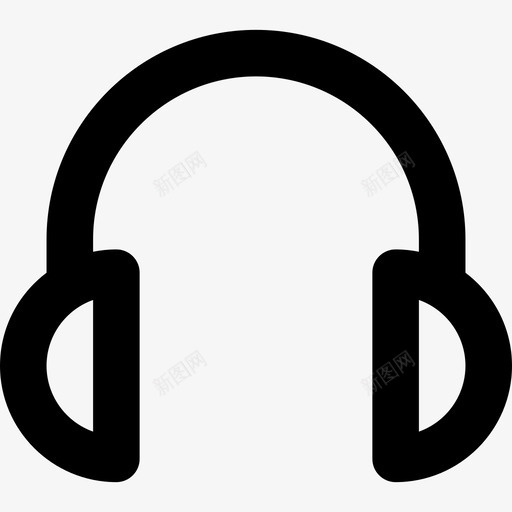 耳机电子2线性图标svg_新图网 https://ixintu.com 电子2 线性 耳机
