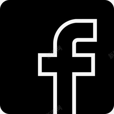 Facebook社交媒体5填充图标图标