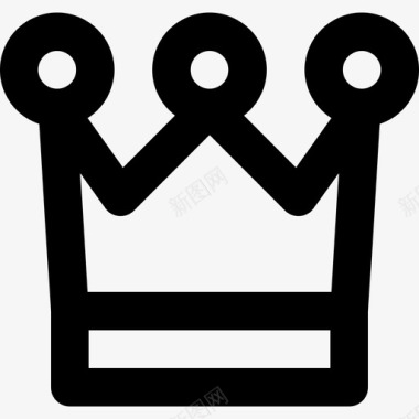 皇冠最少的选票和尊敬直系图标图标
