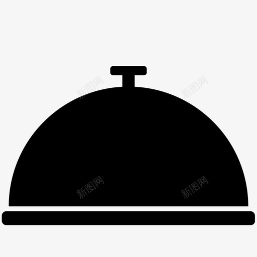 食物盖厨师物品图标svg_新图网 https://ixintu.com 厨师 厨房 工具 所有关于厨房的东西 物品 食物盖