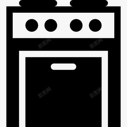 炊具煤气灶厨房图标svg_新图网 https://ixintu.com 厨房 小黑 炉灶 炊具 炊具炉 烤箱 煤气灶