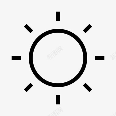 太阳气候白天图标图标