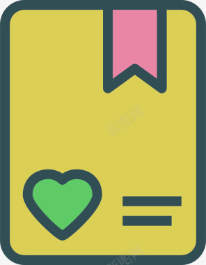 议程爱情3线性颜色图标图标