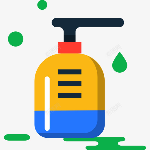 肥皂彩色杂集图标平面svg_新图网 https://ixintu.com 平面 彩色杂集图标 肥皂