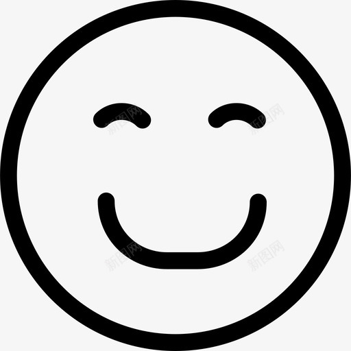 快乐情感资产线性图标svg_新图网 https://ixintu.com 快乐 情感资产 线性