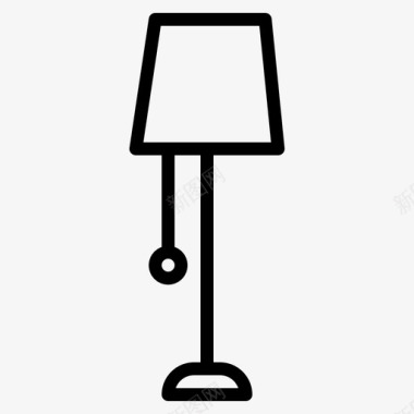 灯灯泡家具图标图标
