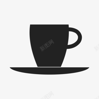 杯托咖啡杯茶杯图标图标