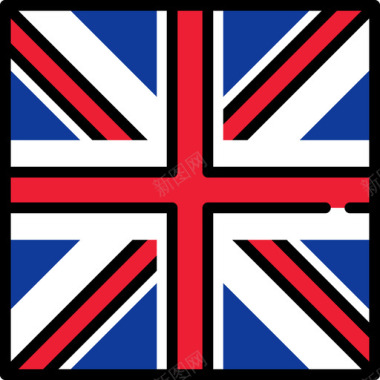 英国国旗收藏3广场图标图标