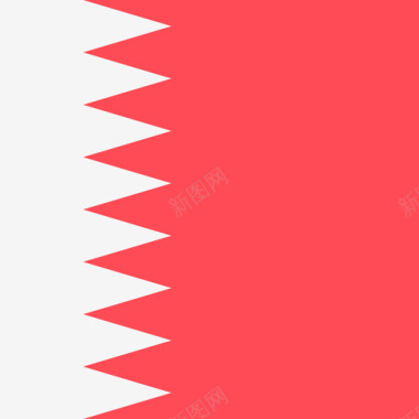 巴林国际旗帜4方形图标图标