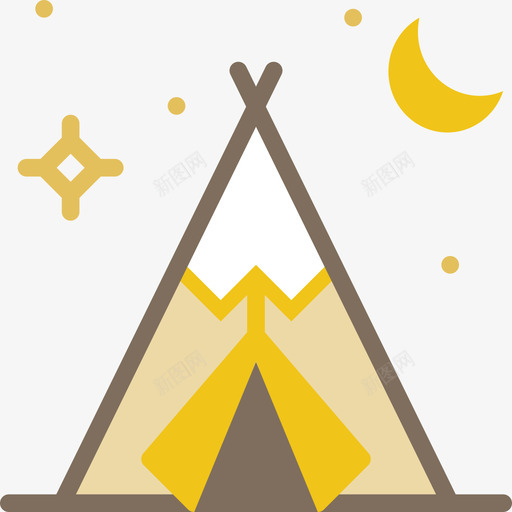 Tipiwildwestcollection2扁平图标svg_新图网 https://ixintu.com Tipi wildwestcollection2 扁平