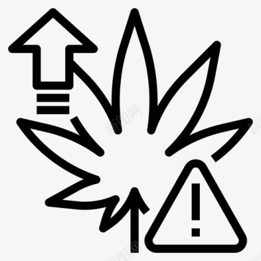 大麻副作用大麻医用图标图标