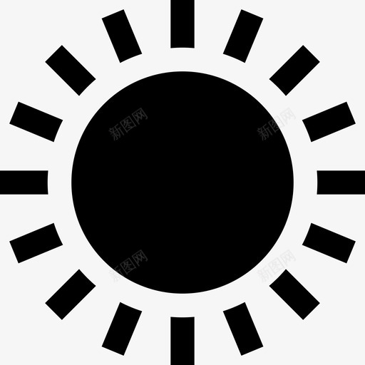 太阳宇宙元素2填充图标svg_新图网 https://ixintu.com 填充 太阳 宇宙元素2