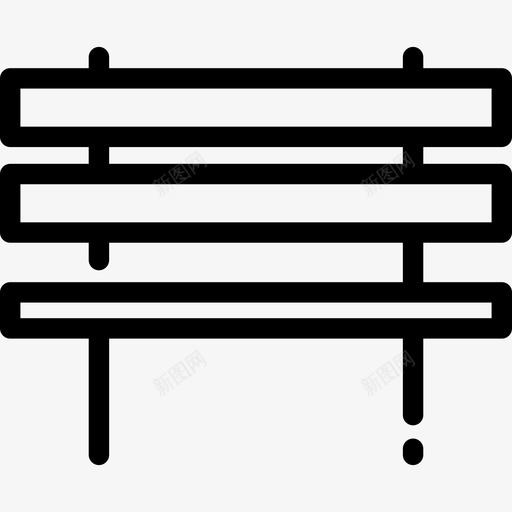 长凳城市大包装概述线性图标svg_新图网 https://ixintu.com 城市大包装概述 线性 长凳