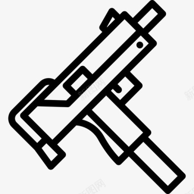 猎枪武器3直线型图标图标