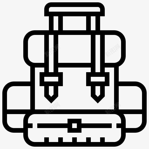 书包教育教育线图标svg_新图网 https://ixintu.com 书包 教育 教育线