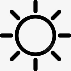 天气晴朗图标天气晴朗云彩图标高清图片
