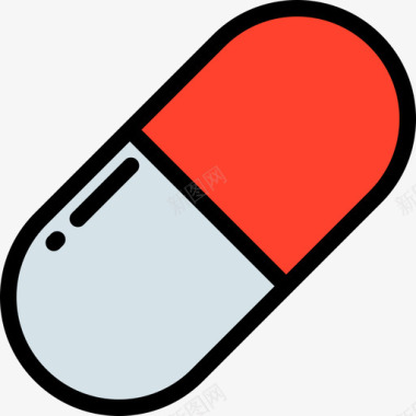 避孕药健康与医学2线性颜色图标图标
