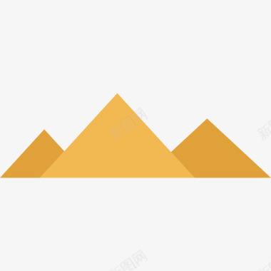金字塔旅游度假公寓图标图标