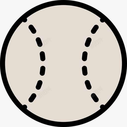 棒球运动图标2线性颜色svg_新图网 https://ixintu.com 棒球 线性颜色 运动图标2