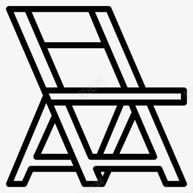 椅子家具客人图标图标