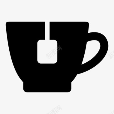 茶杯饮料热杯图标图标